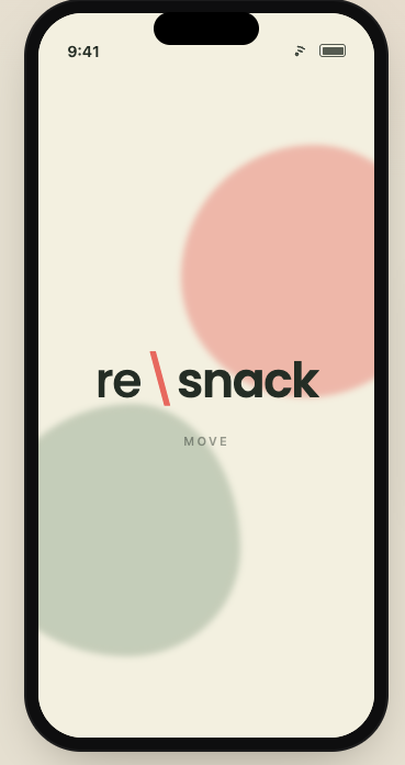 re snack opening screen